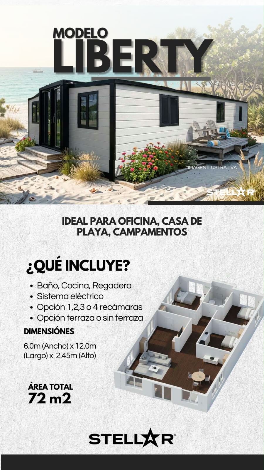 LIBERTY 72 m² — foto
