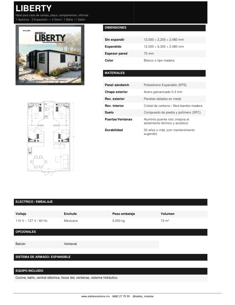 LIBERTY 72 m² — foto